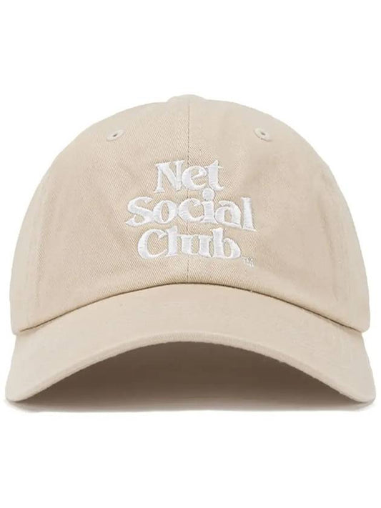 OG LOGO WASHED CAP PUTTY - NET SOCIAL CLUB - BALAAN 1