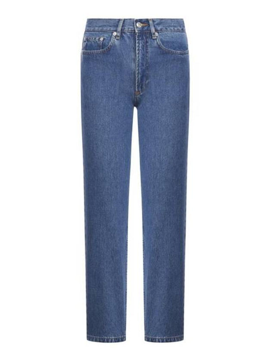 Denim Straight Pants COGWDF09122IAL WASHED INDIGO BLUE - A.P.C. - BALAAN 1