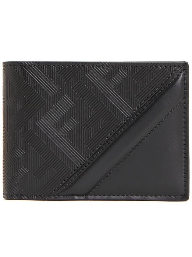 Shadow Diagonal Bifold Wallet Black - FENDI - BALAAN 2