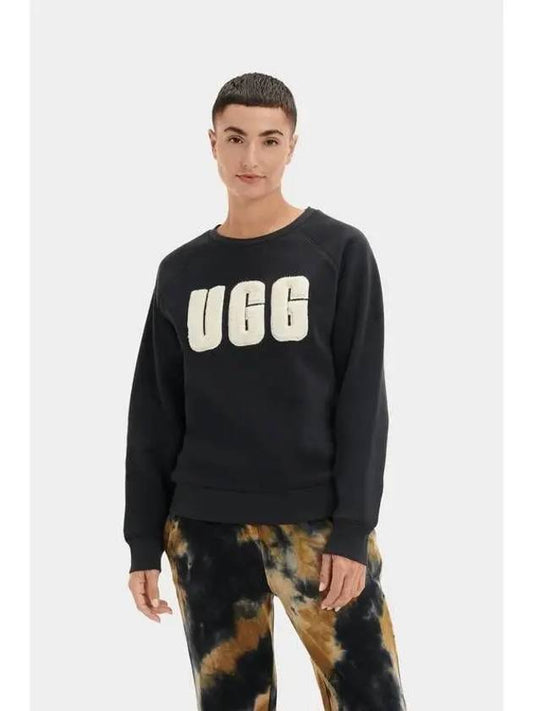 for women logo graphic crew neck sweatshirt madeline fuzzy kallikali 270310 - UGG - BALAAN 1