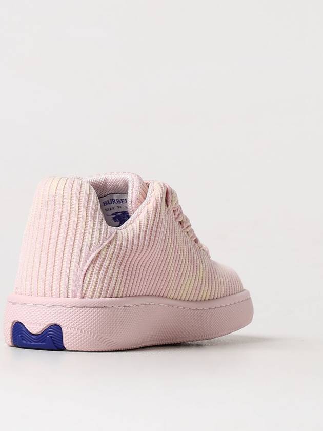 Check Knit Box Low-Top Sneakers Pink - BURBERRY - BALAAN 4