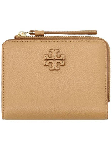 Mcgraw Half Wallet Brown - TORY BURCH - BALAAN 1