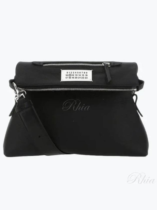 5AC Number Logo Patch Medium Cross Bag Black - MAISON MARGIELA - BALAAN 2