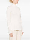 Rib Turtleneck Cream - LEMAIRE - BALAAN 4