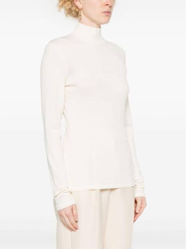 Rib Turtleneck Cream - LEMAIRE - BALAAN 4