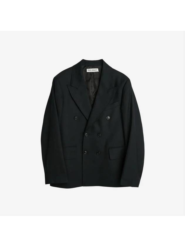 Unconstructed DB Blazer Jacket Black - OUR LEGACY - BALAAN 2