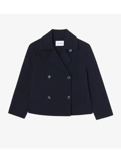 Women s handmade pea coat dark navy - LACOSTE - BALAAN 1