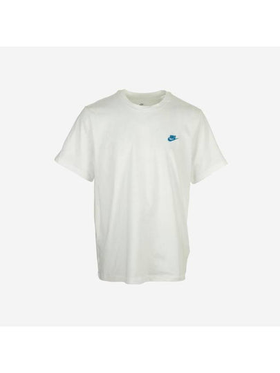 Sportswear Club Short Sleeve T-Shirt White - NIKE - BALAAN 2