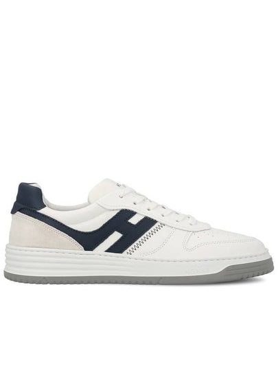 H630 leather low-top sneakers white blue - HOGAN - BALAAN 2