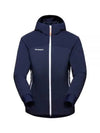 Women's Taiss IN Hybrid Hooded Jacket Navy - MAMMUT - BALAAN 1