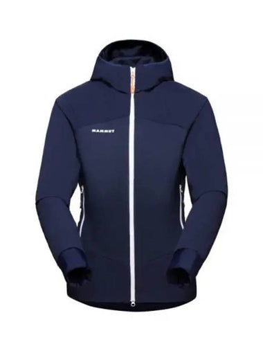 Women's Taiss IN Hybrid Hooded Jacket Navy - MAMMUT - BALAAN 1