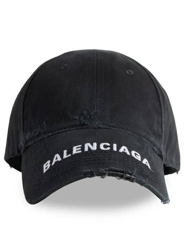 Embroidered Logo Ball Cap Black - BALENCIAGA - BALAAN 2