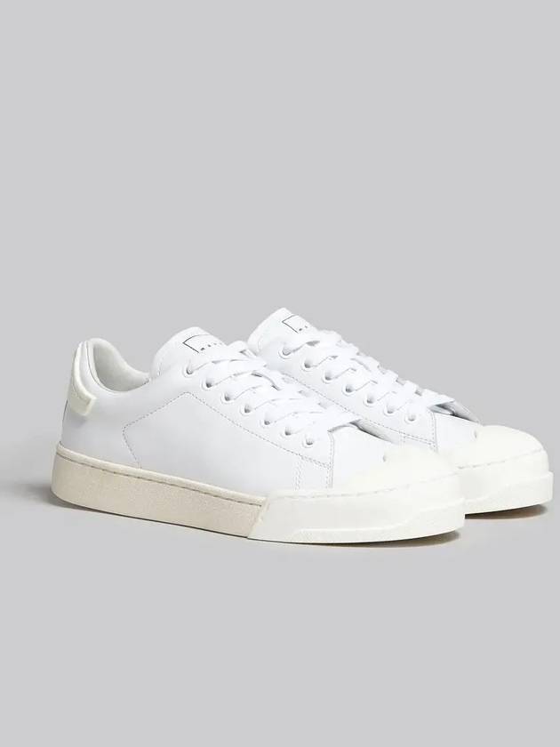 Dada Bumper Logo Low Top Sneakers White - MARNI - BALAAN.