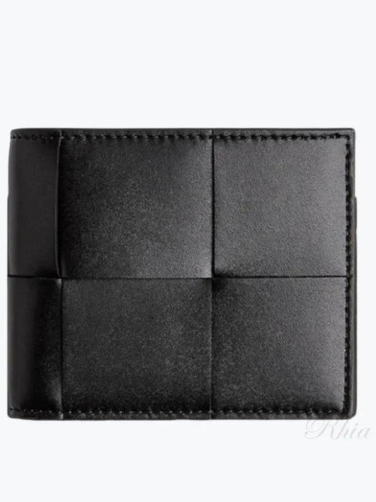 Intrecciato Bi Fold Wallet Black - BOTTEGA VENETA - BALAAN 2