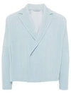 Tailored Pleated 2 Jacket Blue - ISSEY MIYAKE - BALAAN 2