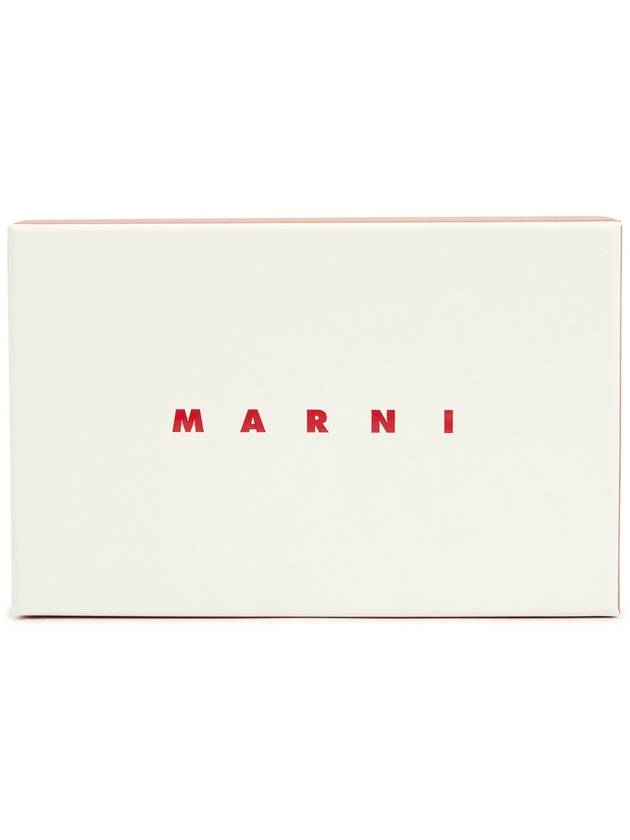 Logo Saffiano Card Wallet Green - MARNI - BALAAN 7