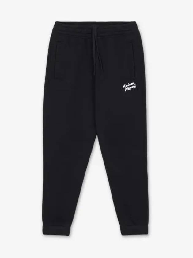 Handwriting Comfort Jogger Pants Black NM01124KM0307B197 - MAISON KITSUNE - BALAAN 1