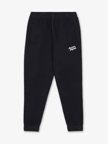 Handwriting Comfort Jogger Pants Black NM01124KM0307B197 - MAISON KITSUNE - BALAAN 1