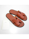 Izmir Leather Slippers Gold - HERMES - BALAAN 4