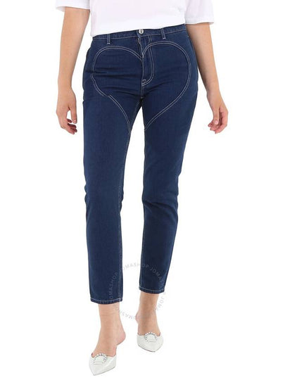 Heart Stitch Denim Skinny Jeans - BURBERRY - BALAAN 2