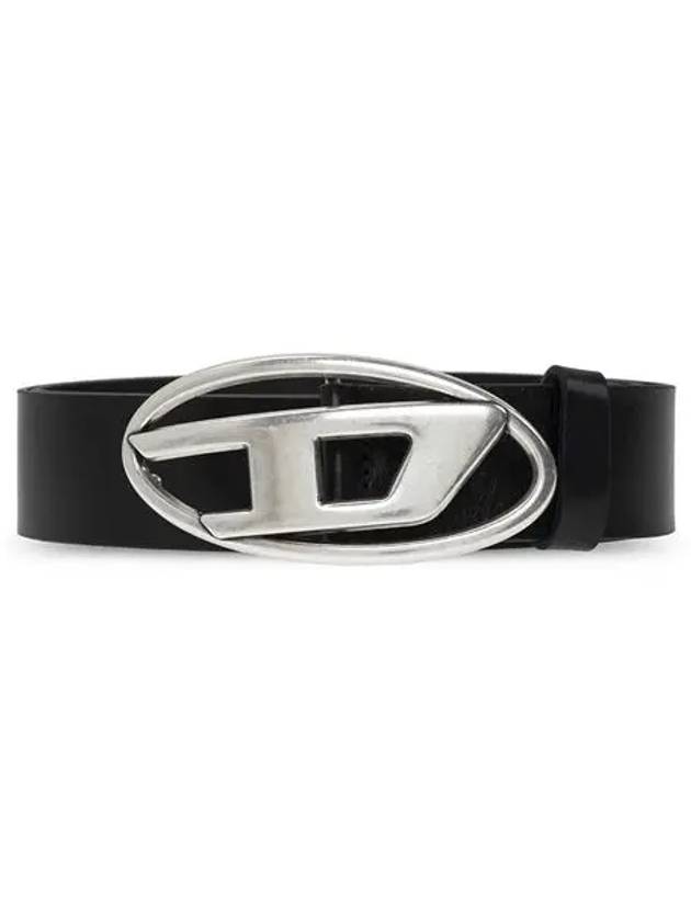 1DR D Buckle Leather Belt Black - DIESEL - BALAAN 2