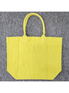 Yenky Embroidered Logo Large Shopper Tote Bag Yellow - ISABEL MARANT - BALAAN 4