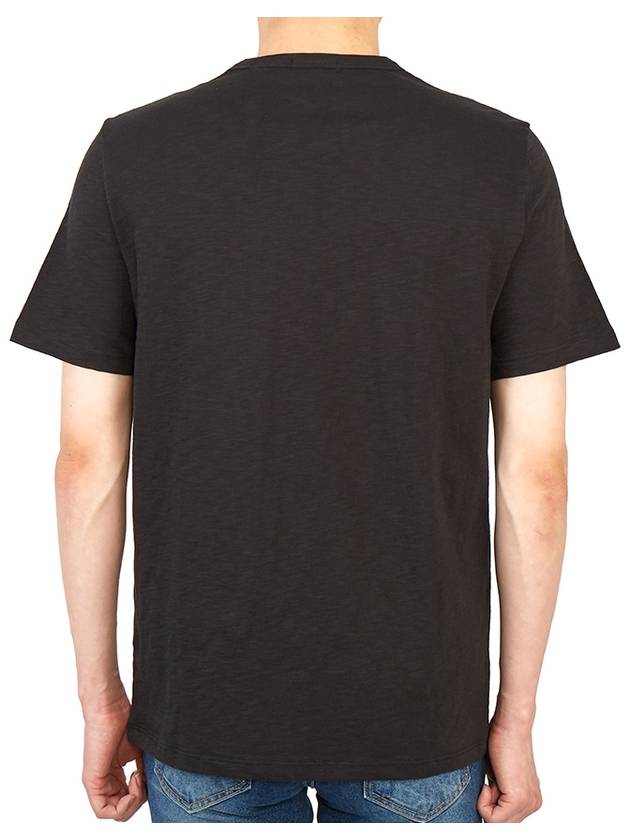 Essential Cosmos Short Sleeve T-Shirt Black - THEORY - BALAAN.