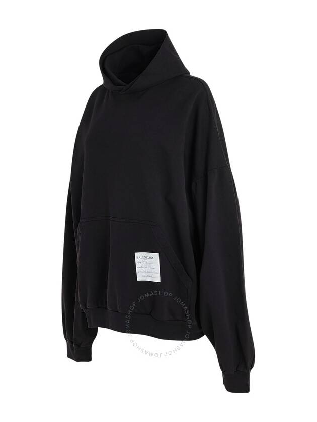 sample sticker round hood oversized black - BALENCIAGA - BALAAN 4