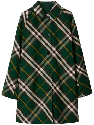 reversible check car coat 8080655 - BURBERRY - BALAAN 1