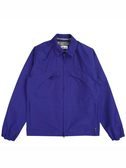 Gore-Tex Marina Recycled Zip-Up Jacket Blue - STONE ISLAND - BALAAN 2