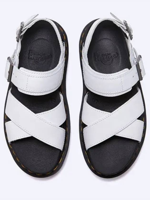 Voss II Hydro Leather Strap Sandals White - DR. MARTENS - BALAAN 2