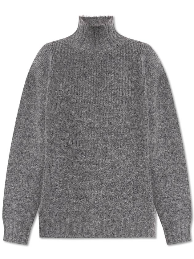 JIL SANDER Oversized Turtleneck, Women's, Grey - JIL SANDER - BALAAN 1