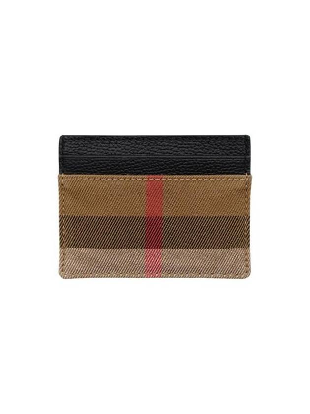 Sandon Vintage Check Card Holder Black Brown - BURBERRY - BALAAN 1