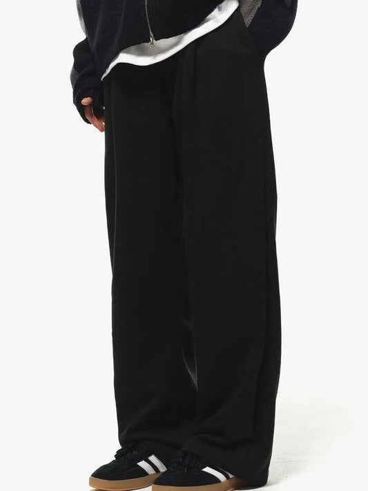 Essential wide onetuck sweatpants black - CPGN STUDIO - BALAAN 2