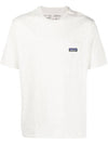 Men's Daily Pocket Regenerative Cotton Short Sleeve T-Shirt White - PATAGONIA - BALAAN 1