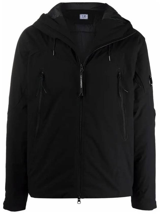 Men's Protech Lens Down Hooded Jacket Black - CP COMPANY - BALAAN 2