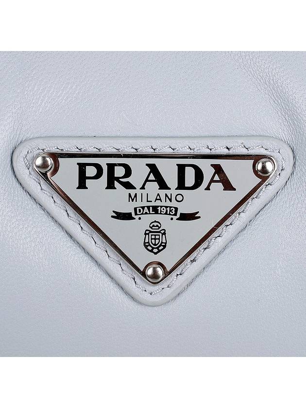 Re-Edition 2005 Padded Nappa Leather Shoulder Bag Light Blue - PRADA - BALAAN 9