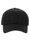 logo ball cap black - Y-3 - BALAAN.