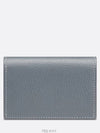 CD Icon Business Grained Calfskin Card Holder Deep Grey - DIOR - BALAAN 6