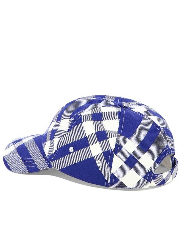 Check Ball Cap Blue - BURBERRY - BALAAN 5