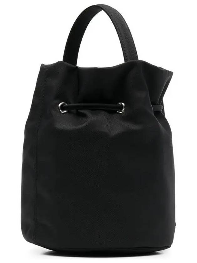 Wheel Drawstring XS Bucket Bag Black - BALENCIAGA - BALAAN.