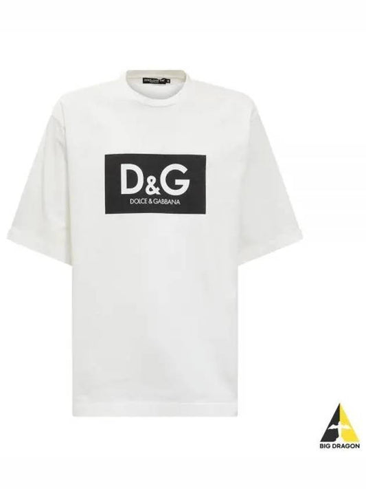 D&G Print Cotton Short Sleeve T-Shirt White - DOLCE&GABBANA - BALAAN 2