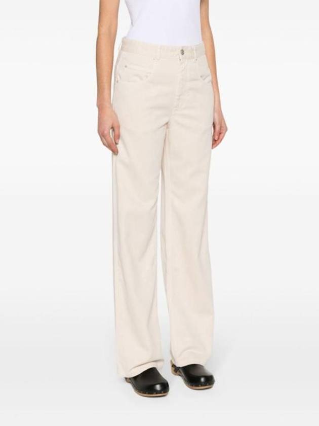 Denim Straight Pants PA0195FBB1H07I23EC BEIGE - ISABEL MARANT - BALAAN 1