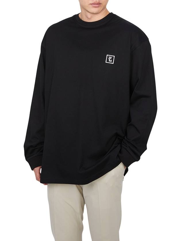 Back logo long sleeve t shirt black - WOOYOUNGMI - BALAAN 5