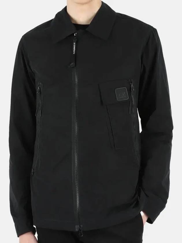 Metropolis Memri Zip-Up Jacket Black - CP COMPANY - BALAAN 2