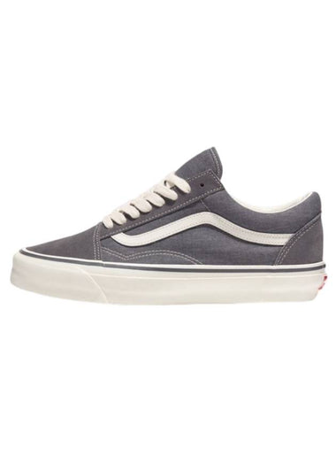 Old Skool 36 Low Top Sneakers Salt Wash Pewter - VANS - BALAAN 1