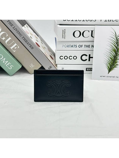 Coeur Triomphe Card Wallet Black - CELINE - BALAAN 2