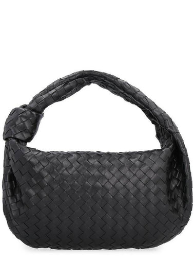 Intrecciato Jody Small Shoulder Bag Black - BOTTEGA VENETA - BALAAN 1