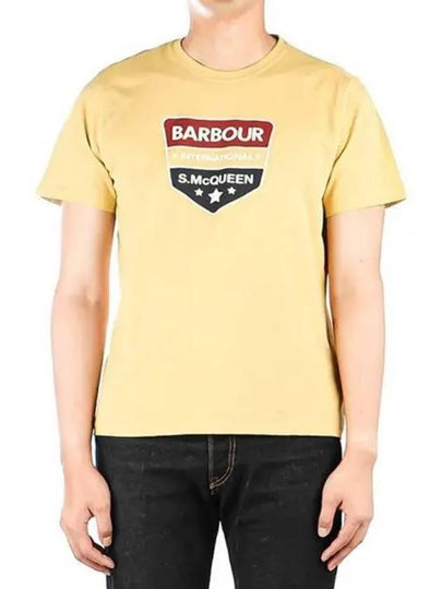 Steve McQueen Short Sleeve T-Shirt Beige - BARBOUR - BALAAN 2