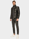 Padded Synthetic Vegan leather Down Jacket - ARMANI EXCHANGE - BALAAN 8